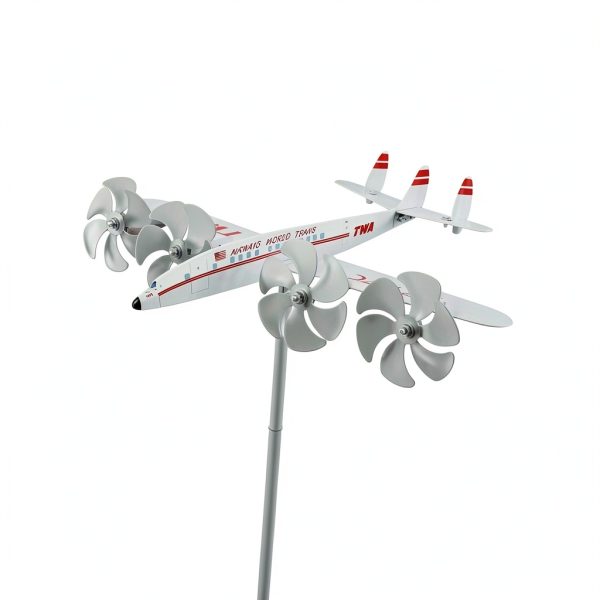 Metal Airplane Weathervane by Generic Outdoor Iron Windmill 10x28-2
