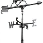 Whitehall Products Horse Accent Weathervane, 30-Inch, Black-0