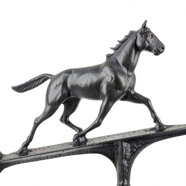 Whitehall Products Horse Accent Weathervane, 30-Inch, Black-3