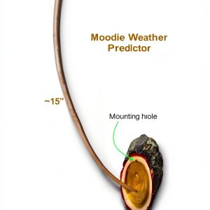 Moodie Weather Stick Weathervane Handcrafted Wooden Garden Decor-0